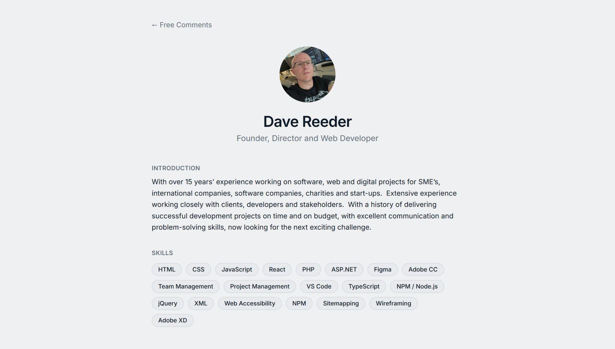 Profile page with the blue View Profile button highlighted next to the tab bar